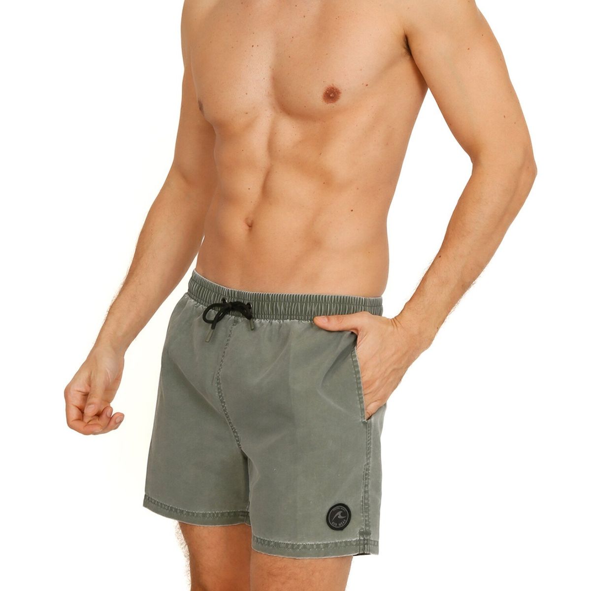 H2O WEAR - Traje de Baño Hombre Short Texas Oliva H2O Wear - Verde