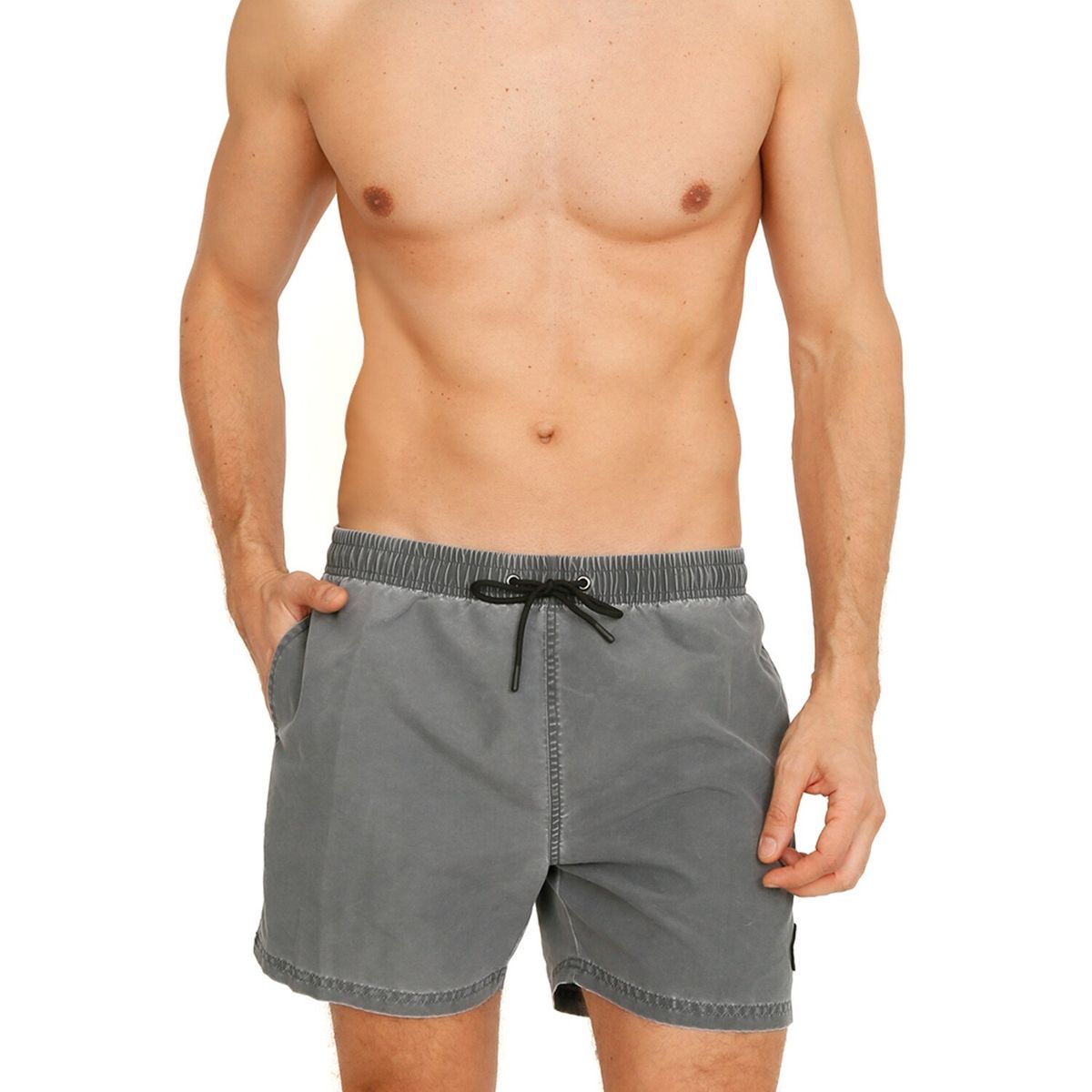 H2O WEAR - Traje de Baño Hombre Short Alabama Gris H2O Wear - Plateado