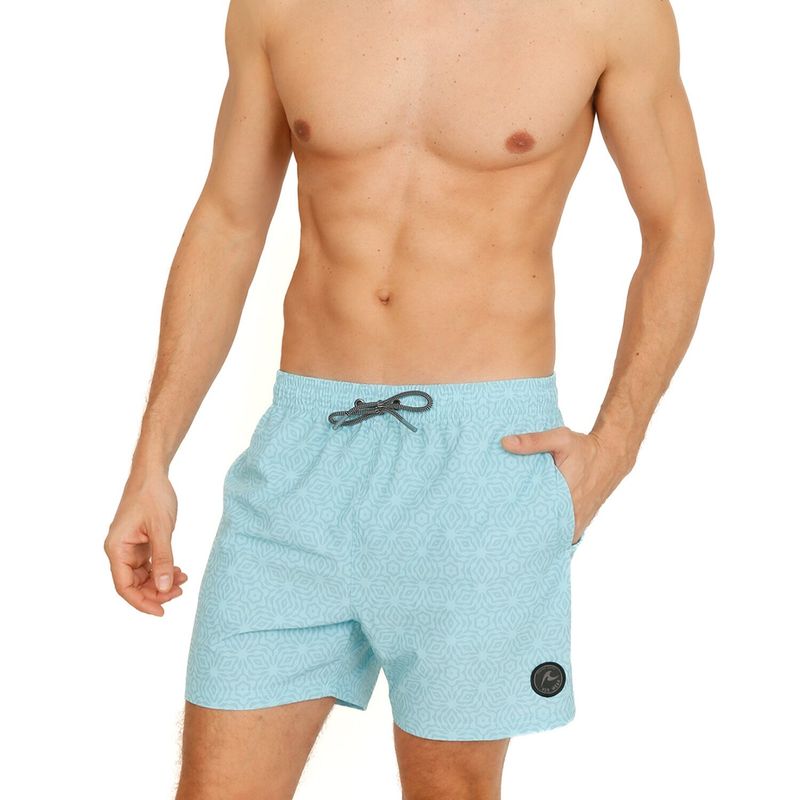 H2O WEAR - Traje de Baño Hombre Short Montana H2O Wear - Celeste