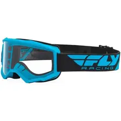 FLYRACING - Antiparra FLY FOCUS Celeste - Mica transparente