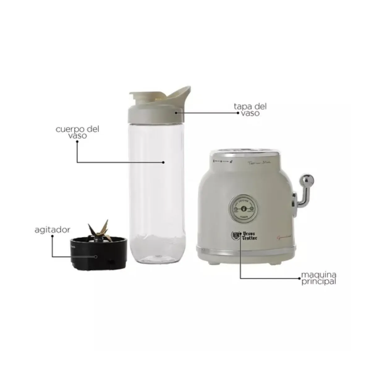 URSUS TROTTER - Licuadora Personal 400W 700ml Ut-Tritan2Go Ursus Trotter