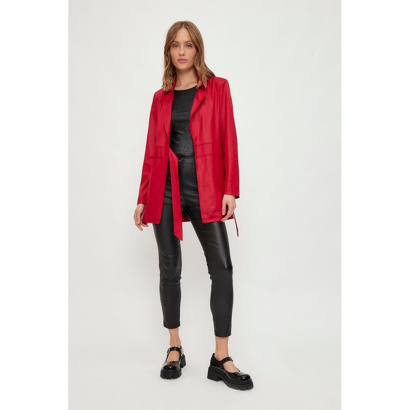 IO - Tapado Liso Casual Rojo iO