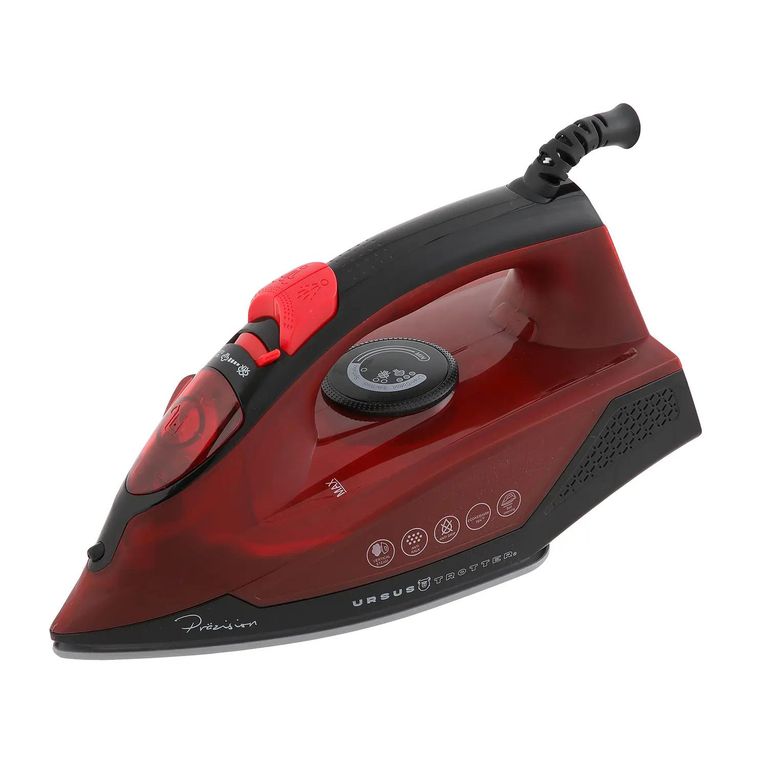 URSUS TROTTER Plancha A Vapor 2200W 260ml Rojo Ut-Dunst