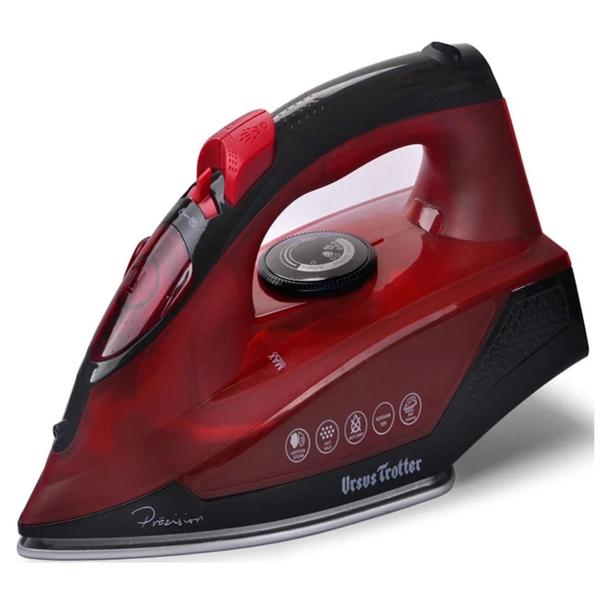 URSUS TROTTER - Plancha A Vapor 2200W 260ml Rojo Ut-Dunst Ursus Trotter