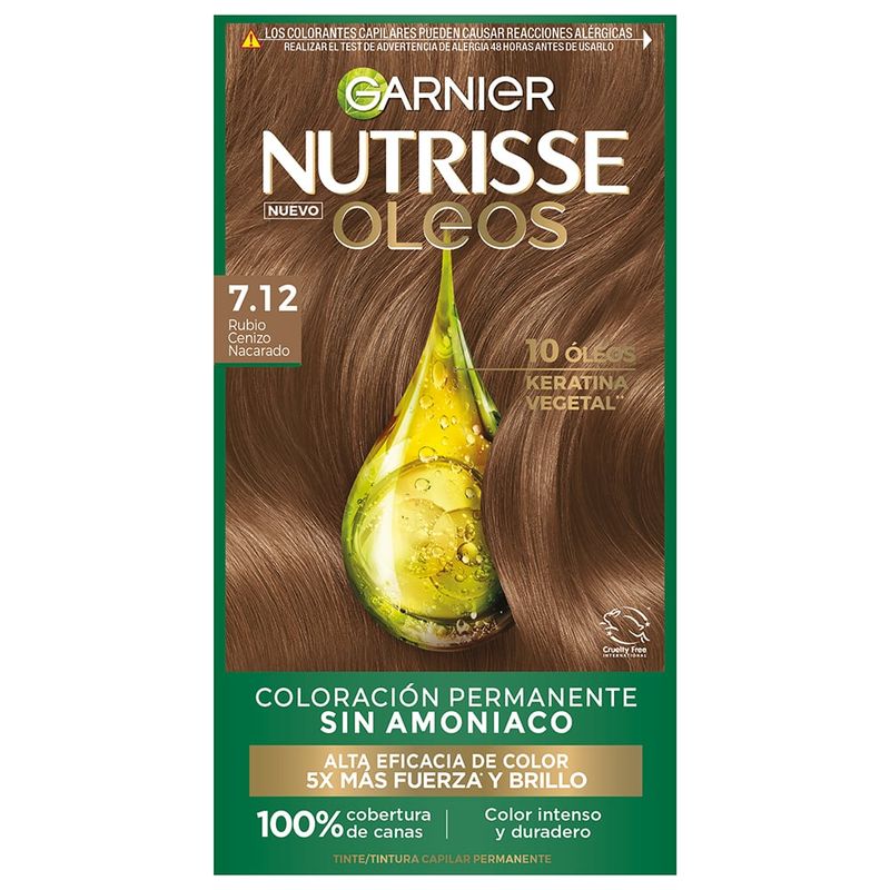 GARNIER - Garnier Nutrisse Oleo R Cenizo Nac 712