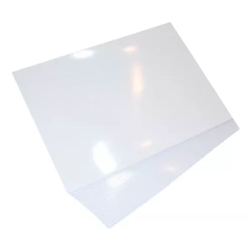 GENERICO - Papel Couche 130 g Brillante Tamaño Oficio Resma 100 Hojas