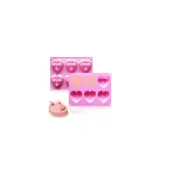 GENERICO - Molde Corazon Diamante Molde De Silicona Corazón Chocolate