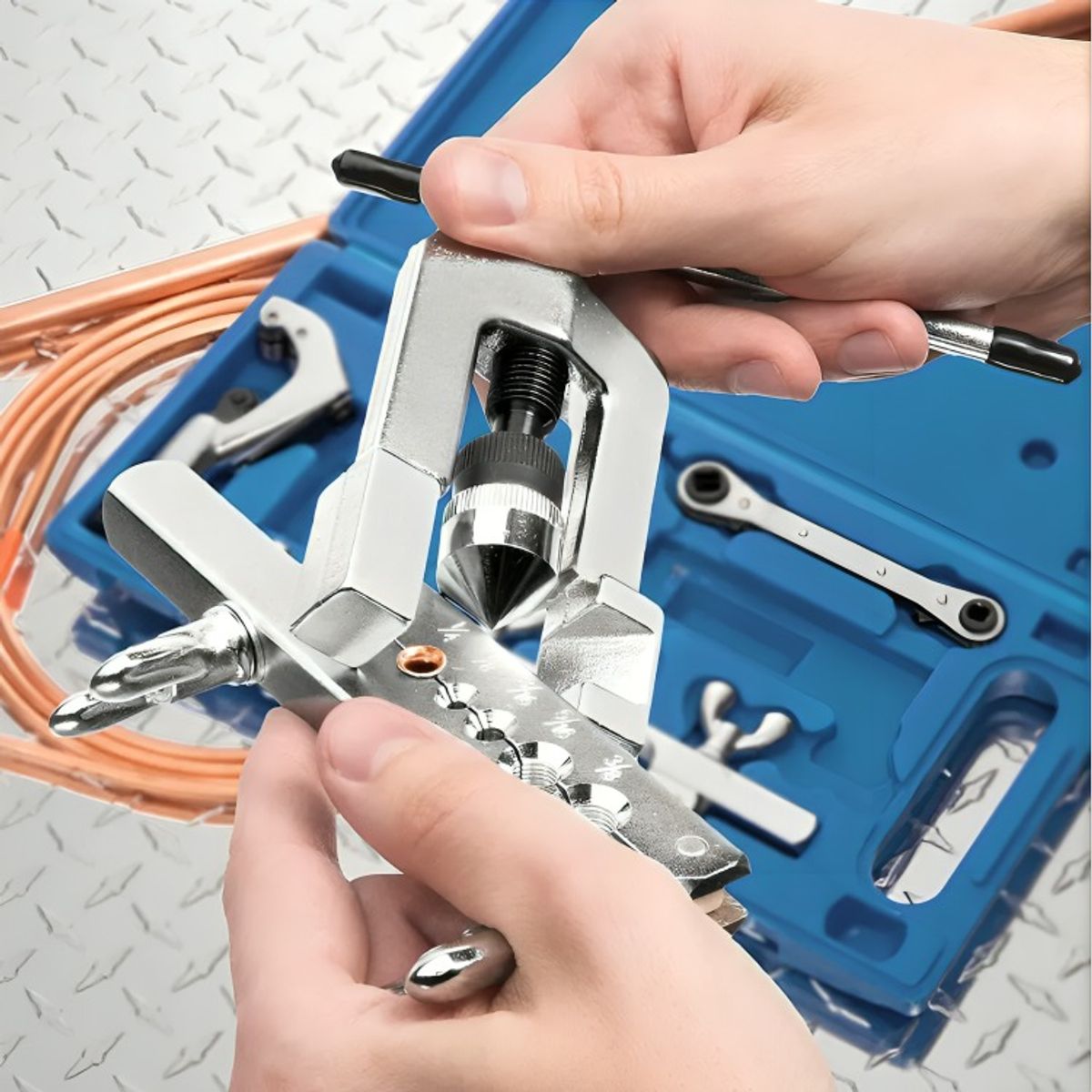 OEM - Maleta De Herramientas Expansor Cónico Cortador De Tubo