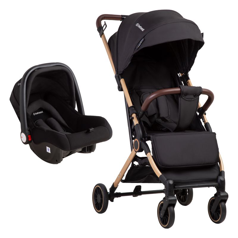 BEBESIT - Coche Maleta Compacto Travel System Soho Negro Bebesit
