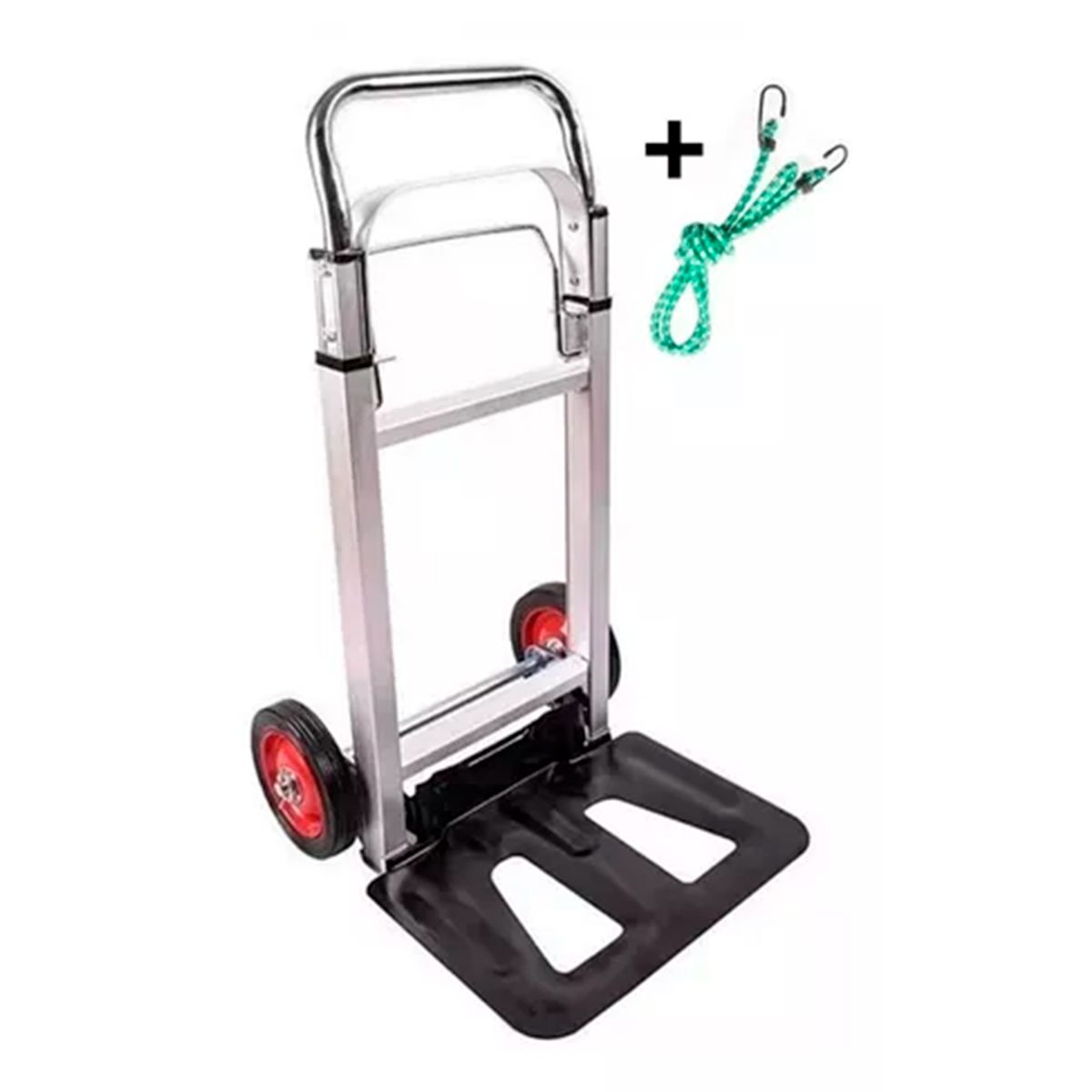 GENERICO - Carro Plegable de Carga Aluminio Tipo Yegua 100 Kg.