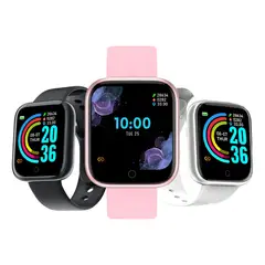 UNIVERSAL - Reloj Inteligente Smartwatch Smart Bracelet D20 1 1.3 Rosado