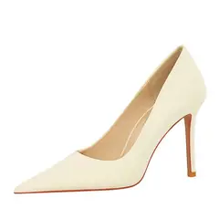 SHANDIAN - Zapato Formal Mujer Beige