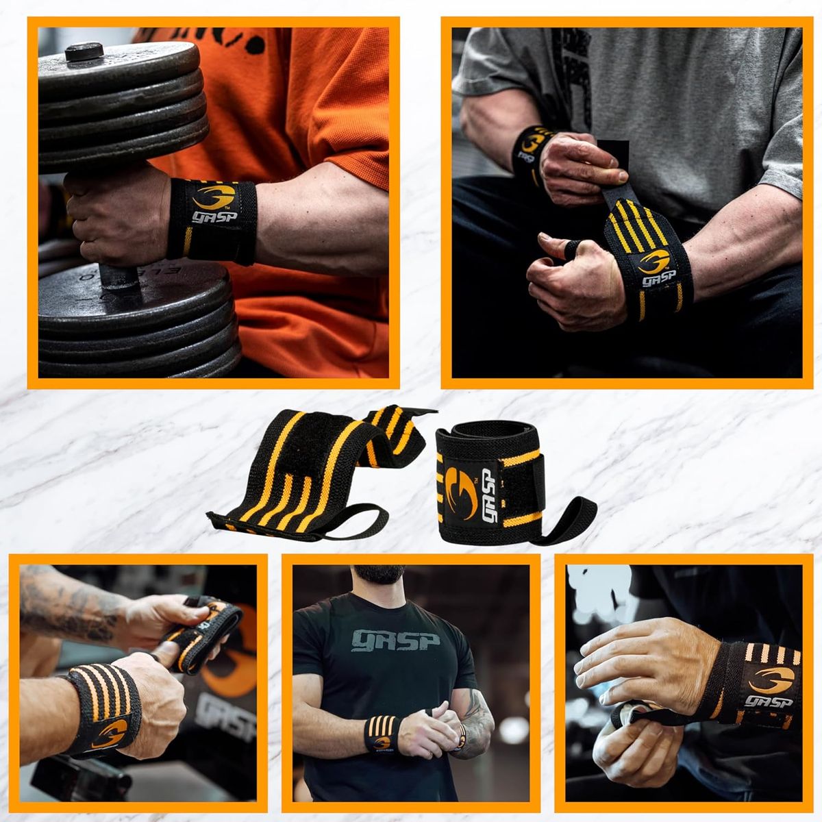 GENERICO - Muñequeras De Entrenamiento Pesas Gasp Hardcore Wrist Wraps