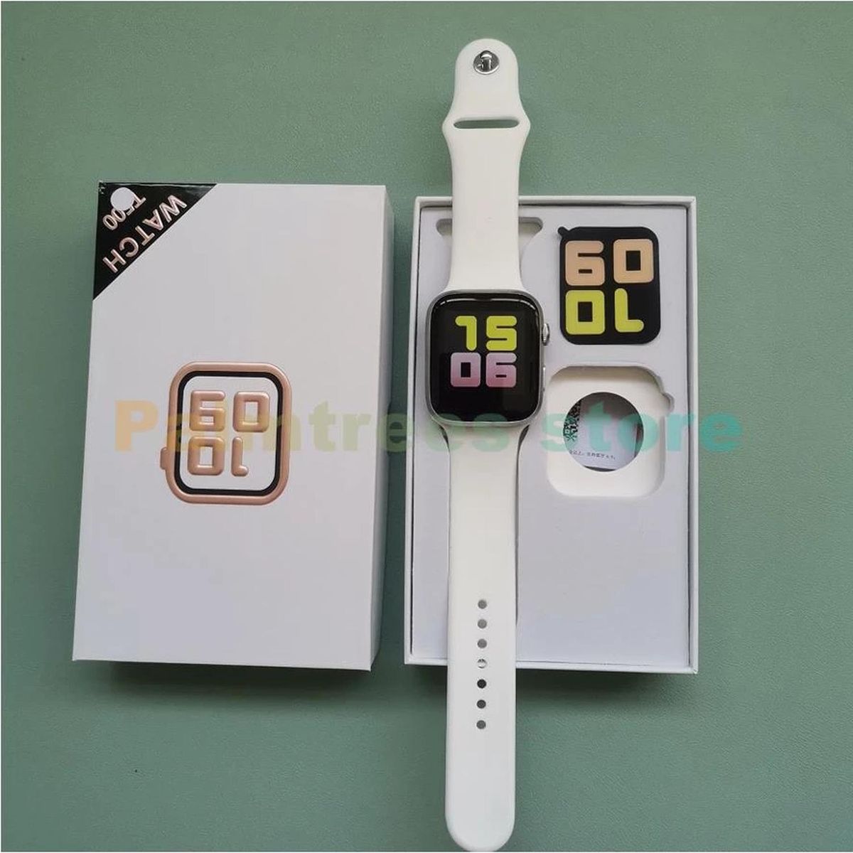 UNIVERSAL - Reloj T500 Inteligente Smartwatch Blanco  Realiza Llamadas