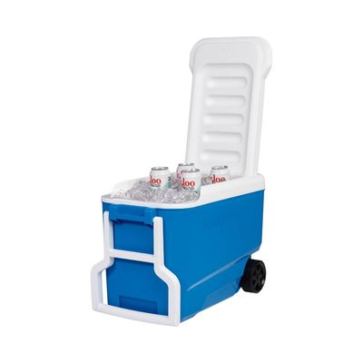 Imagen 2 del producto Cooler Nevera Hielera con Ruedas Wheelie Azul 36Litros