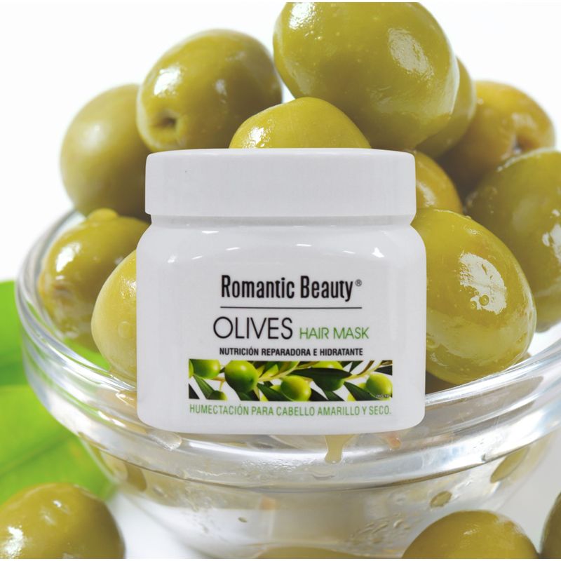 ROMANTIC BEAUTY - Mascarilla capilar de humectación profunda Oliva 500gr.-