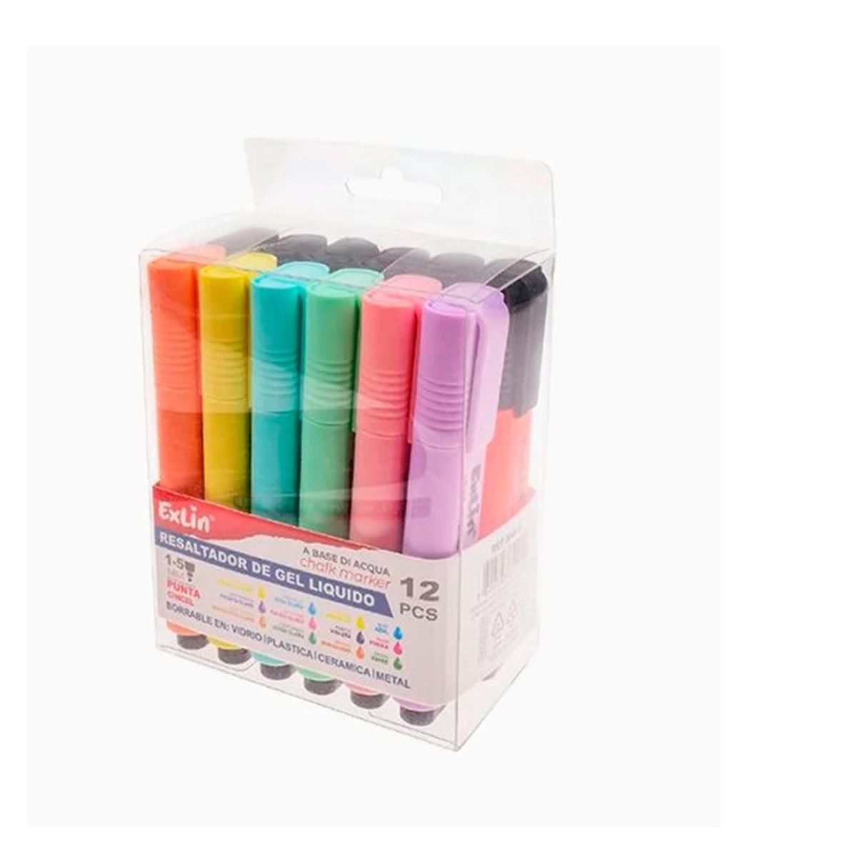 GENERICO - Resaltador 6 Colores Surtidos 11.50cm