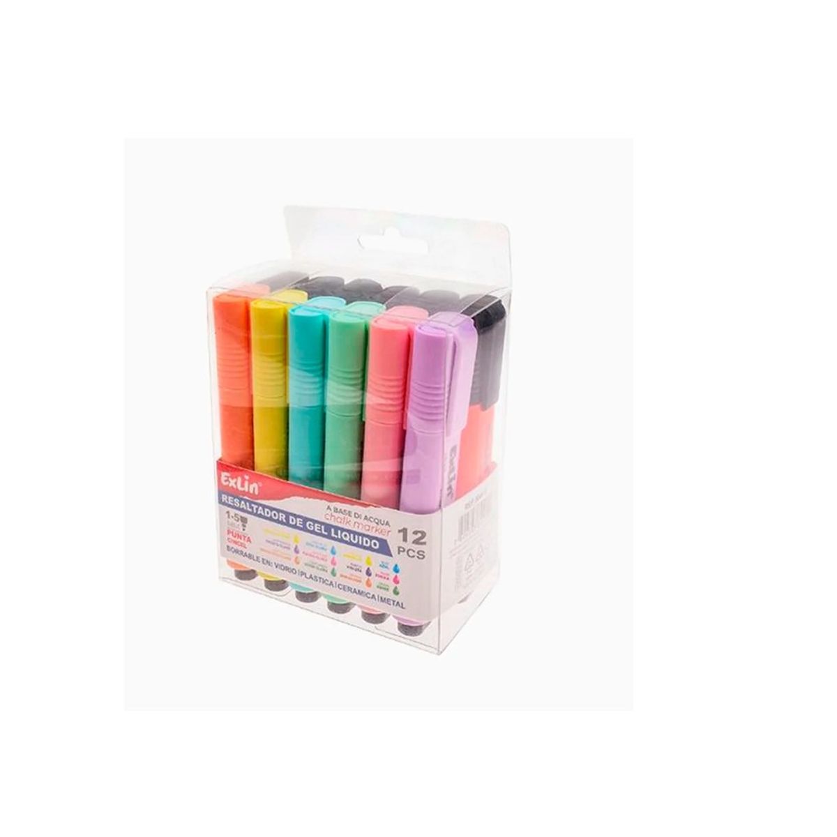 GENERICO - Resaltador 6 Colores Surtidos 11.50cm