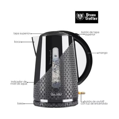 Imagen 2 del producto HERVIDOR ELECTRICO DE AGUA UT-DUNKEL17P…