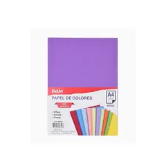 GENERICO - Resma de Papel Color Morado Oscuro 21x297cm