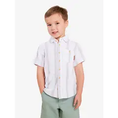HUSH PUPPIES - Camisa Niño Stripes Gris