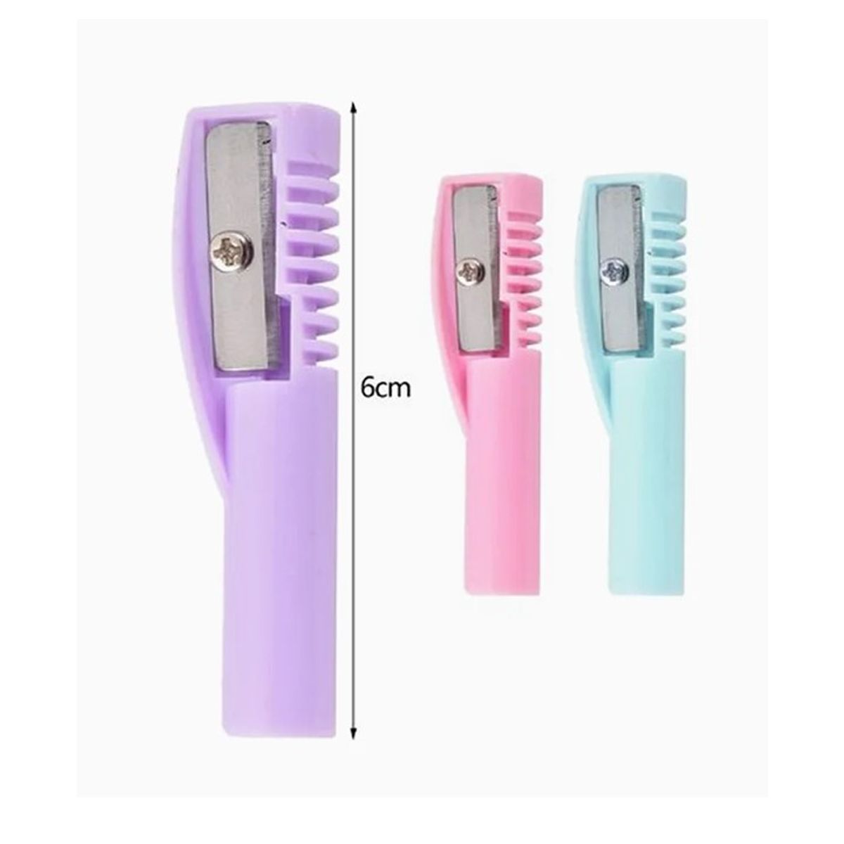 GENERICO - Sacapuntas 3pcs Colores Variados