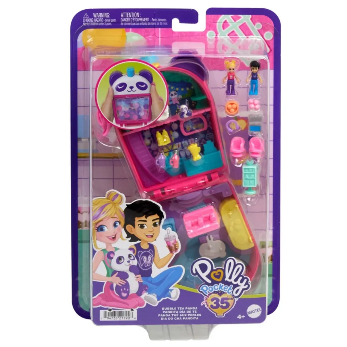 MATTEL - MATTEL HWN95 POLLY POCKET SET COMPACTO MUNDO SORPRESA