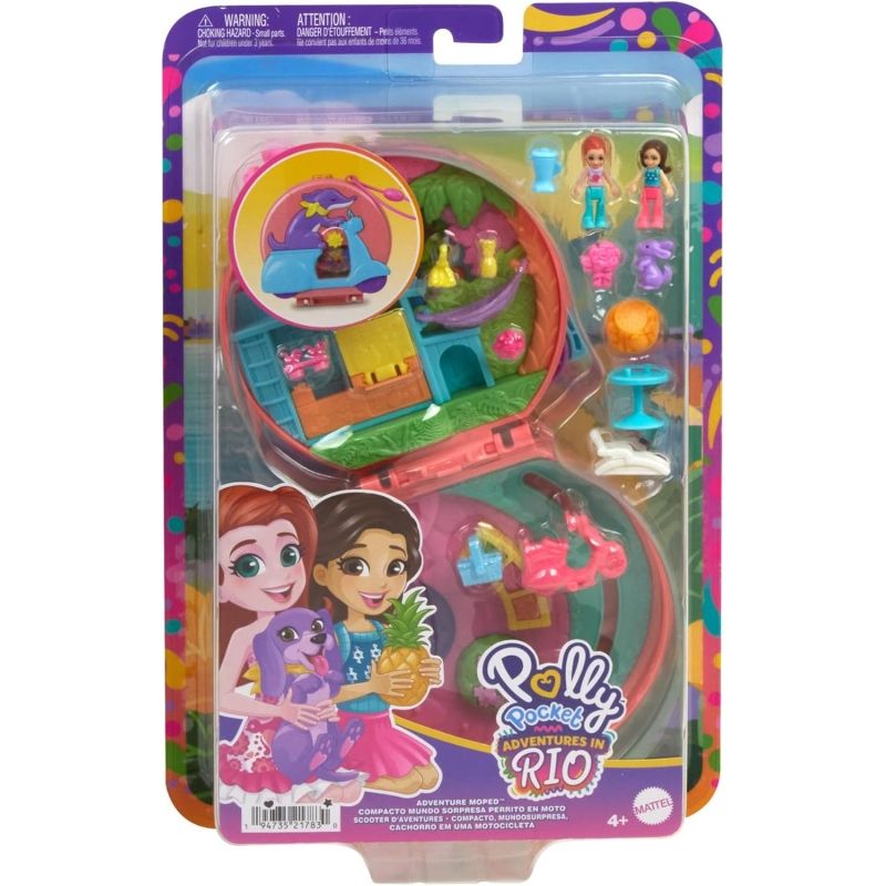 MATTEL - MATTEL HWN98 POLLY POCKET SET COMPACTO MUNDO SORPRESA