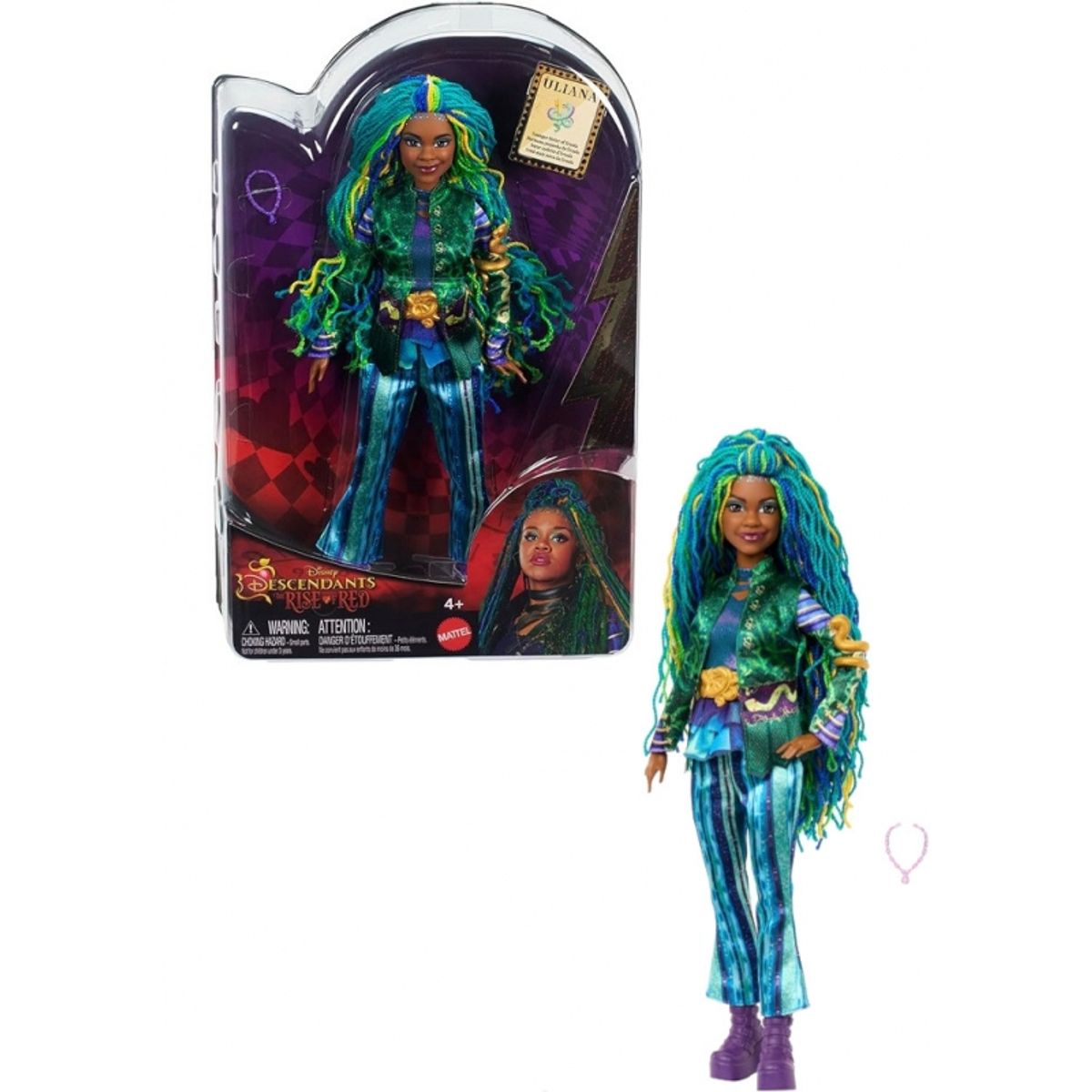 MATTEL - MATTEL HWT94 DESCENDANTS MUÑECA ULIANA PARA NIÑAS