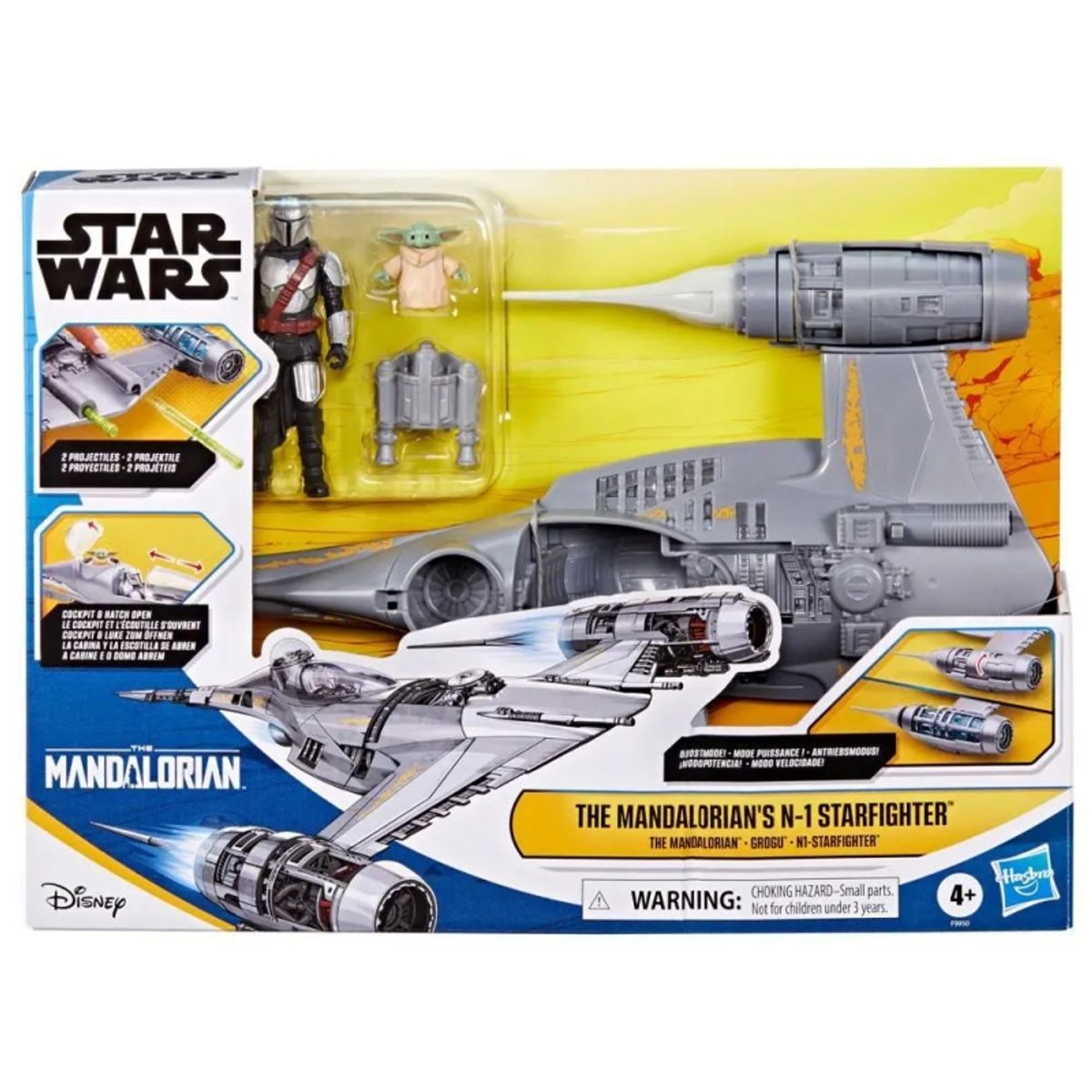 HASBRO - HASBRO F9950 STAR WARS 4IN FIGURE VEHICLE N1 STARFIGHTER