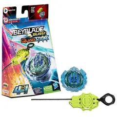HASBRO - F6805 BEYBLADE QUADSTRIKE KIT INICIAL CON TOP HYDRA