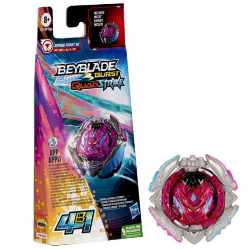 HASBRO - HASBRO F7779 BEYBLADE QUADSTRIKE SET INDIVIDUAL DE TOP