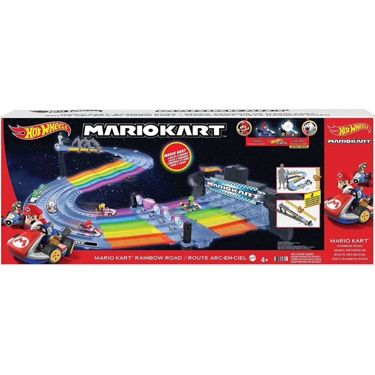 MATTEL - MATTEL GXX41 HOT WHEELS MARIO KART RAINBOW ROAD RACEWAY