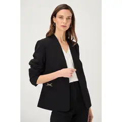 MA GRIFFE - Blazer Accesorio En Costados