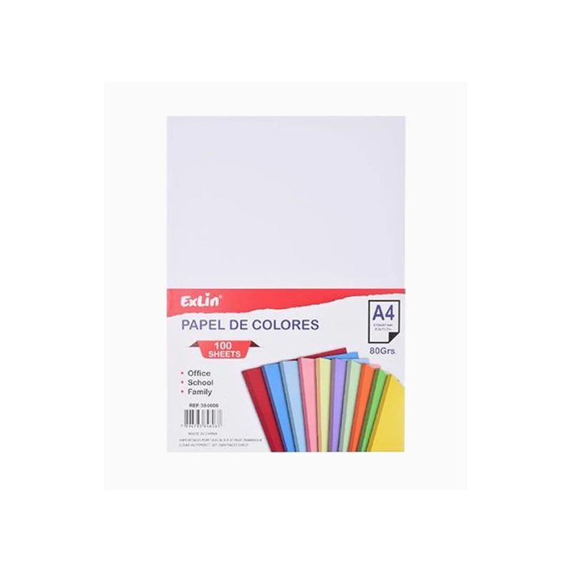 GENERICO - Resma de Papel Color Blanco 21cm x 297cm
