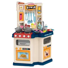 GENERICO - Cocina De Juguete Con Luz- Sonido- Utensilios Niños 67 Pzs