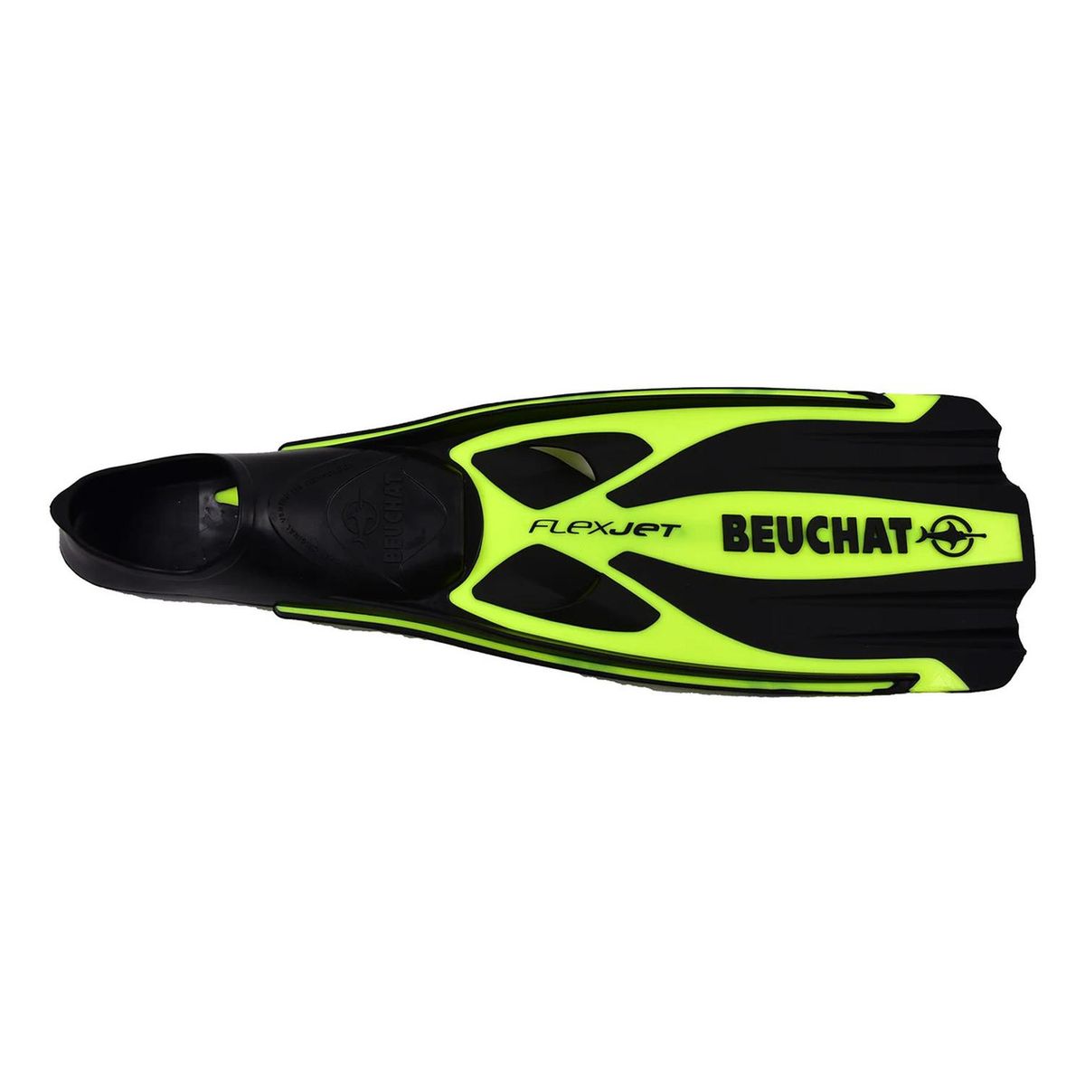 AQUASPORT - Aleta de Buceo Flex Jet Cabosub Velocidad Rendimiento - Amarillo - 38-40
