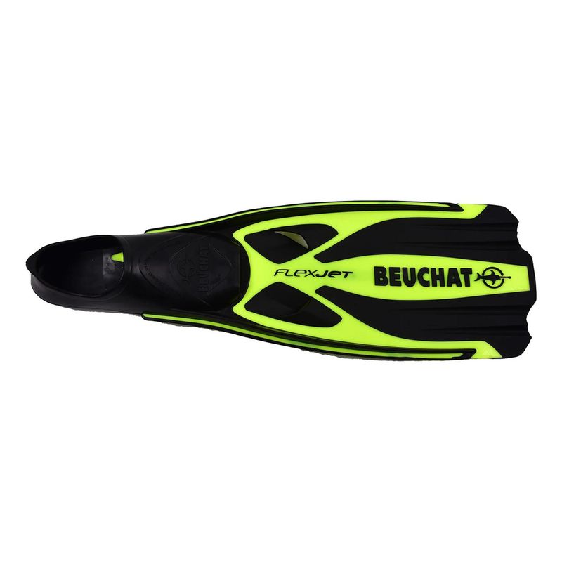 AQUASPORT - Aleta de Buceo Flex Jet Cabosub Velocidad Rendimiento - Amarillo - 38-40