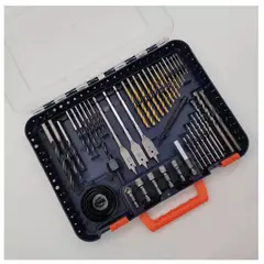 KINGDOM SOLAR - Set de Brocas y puntas HSS Alta Calidad Set 100 piezas