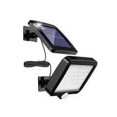 GENERICO - Lámpara Solar Led Con Sensor De Movimiento Panel Solar