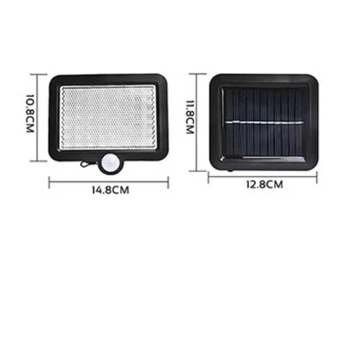 GENERICO - Lámpara Solar Led Con Sensor De Movimiento Panel Solar