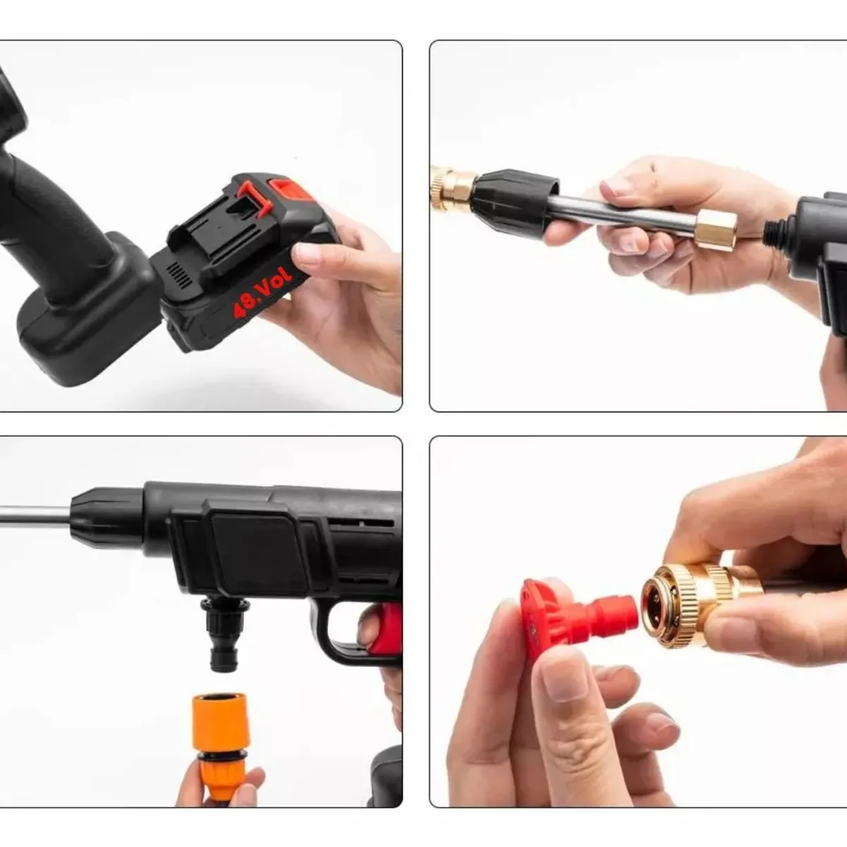 GENERICO - Hidrolavadora Inalambrica Limpieza Portatil