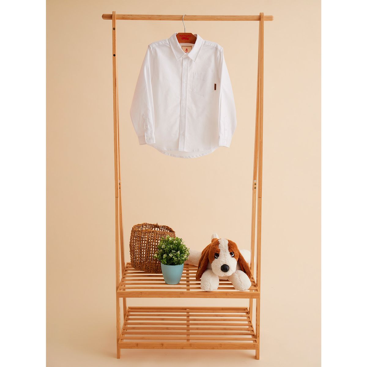 HUSH PUPPIES - Camisa Niño Oxford Blanco HUSH PUPPIES