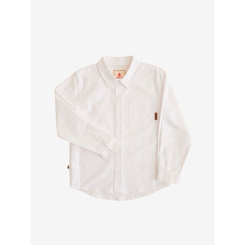 HUSH PUPPIES - Camisa Niño Oxford Blanco HUSH PUPPIES_.