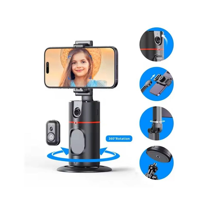GENERICO - Trípode De Seguimiento Facial Inteligente Rotación 360°