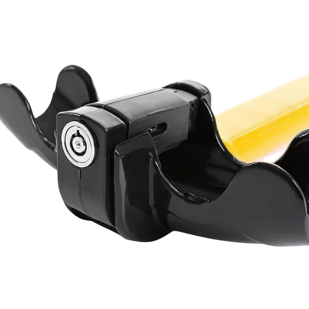 GENERICO - Traba Volante Tipo Candado Antirrobo Acero + Llave Seguridad