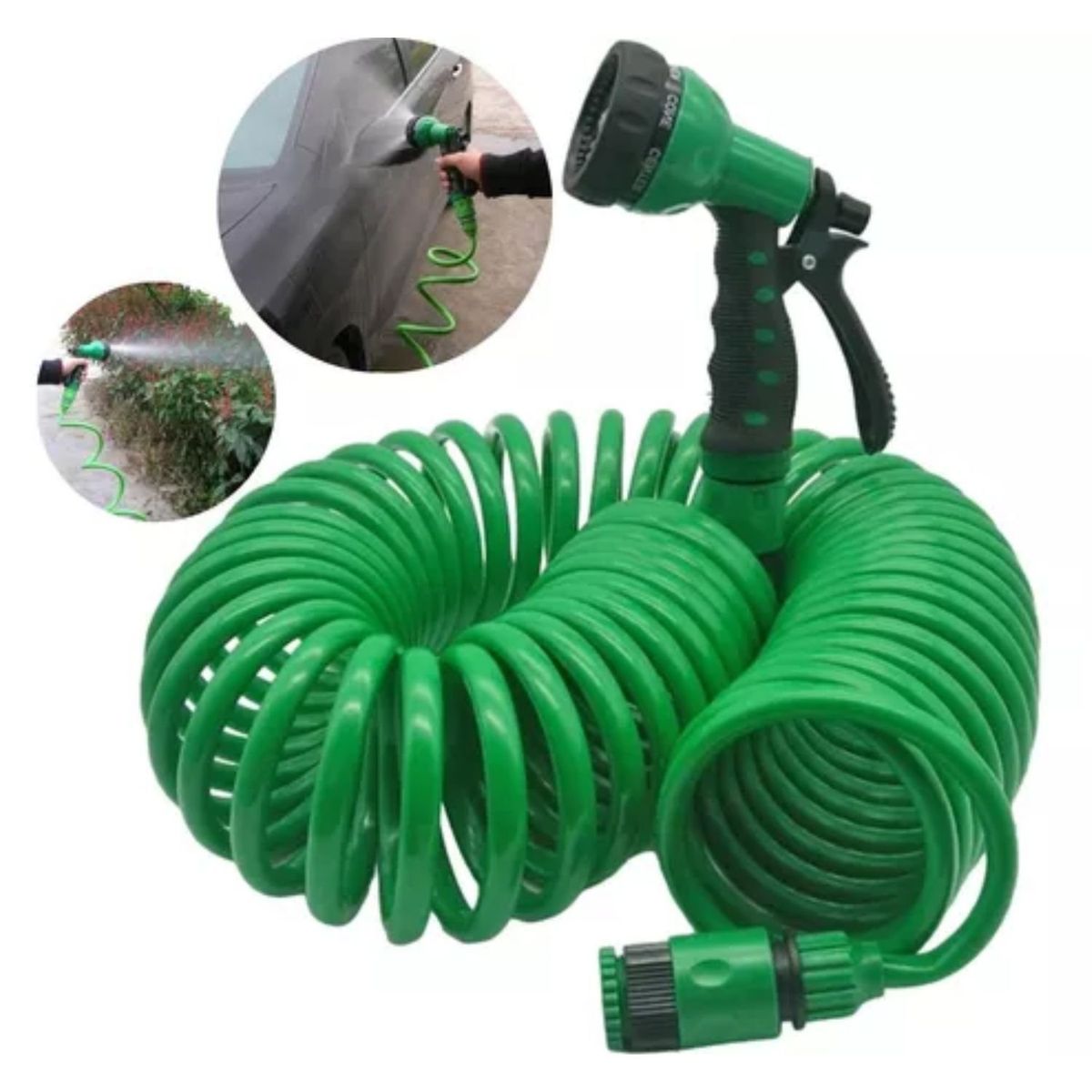 GENERICO - Manguera Extensible Con Pistola 15 Mts Expandible Hogar