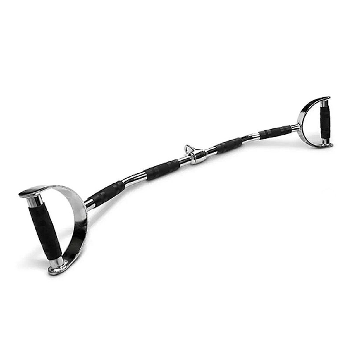 SDFIT - Barra Lateral Curva Cromada Doble Agarre Goma 100 Cm 438r