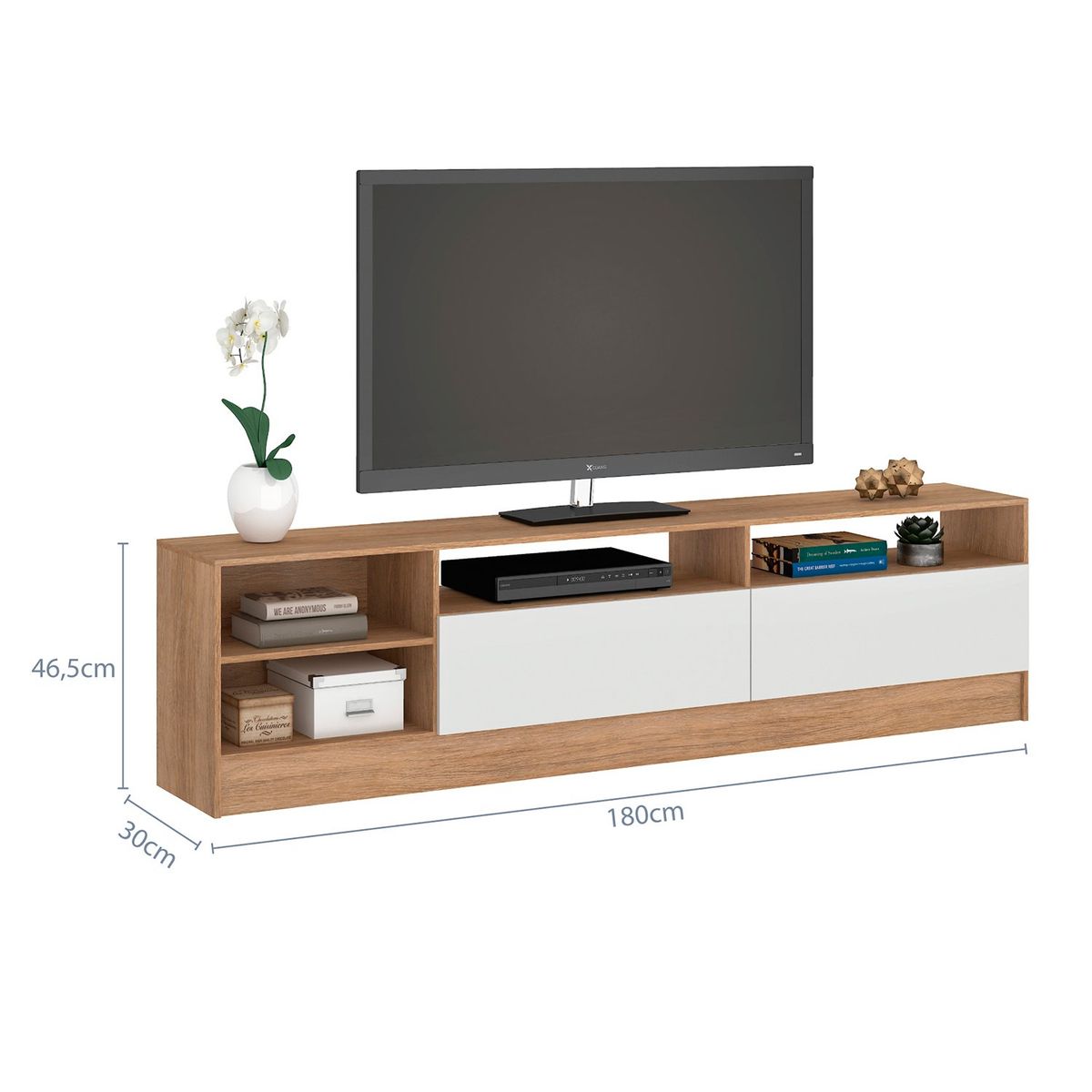 VEKKAHOME - RACK TV 75" LIGHT MOYAN