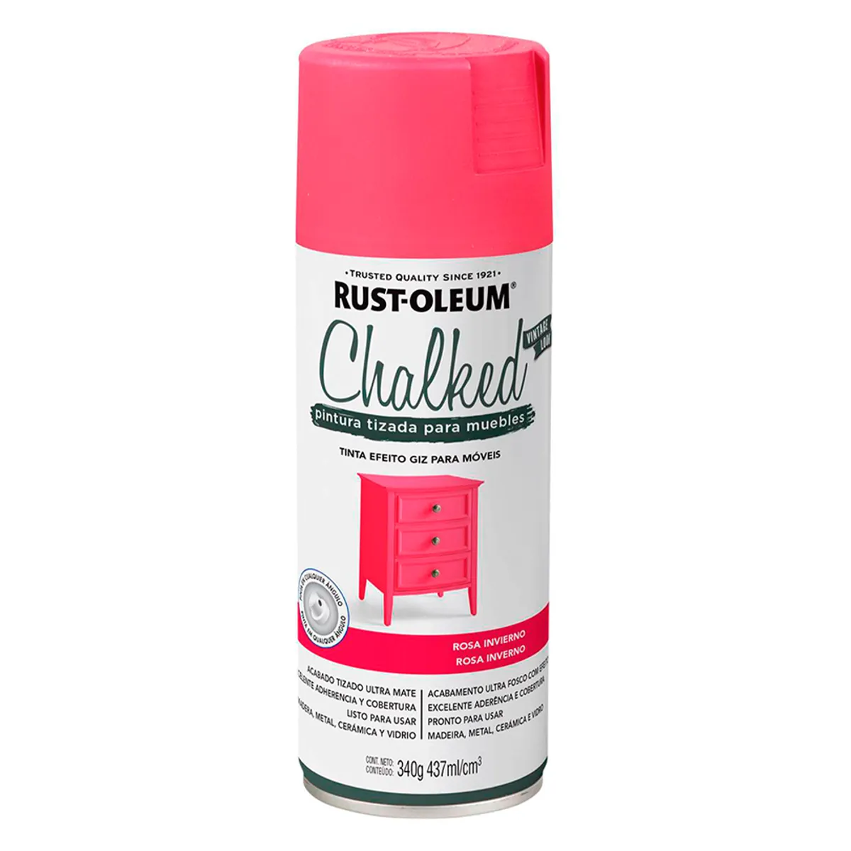 GENERICO - CHALKED AEROSOL -  Rosa Invierno 340G